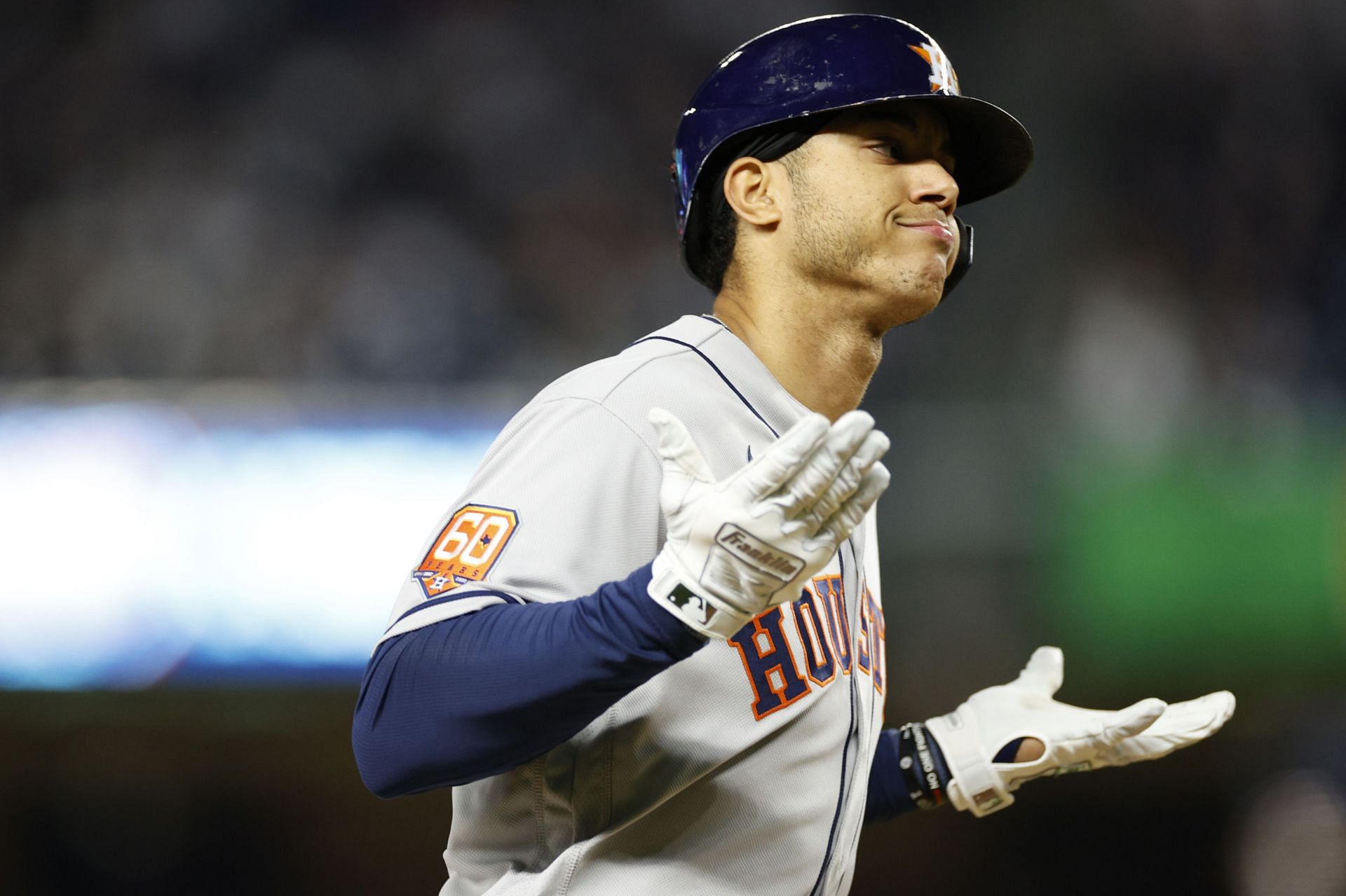 WATCH: ALCS MVP Jeremy Peña ties the proceedings with a three-run blast in  Game 4 of the American League Championship Series at Yankee Stadium