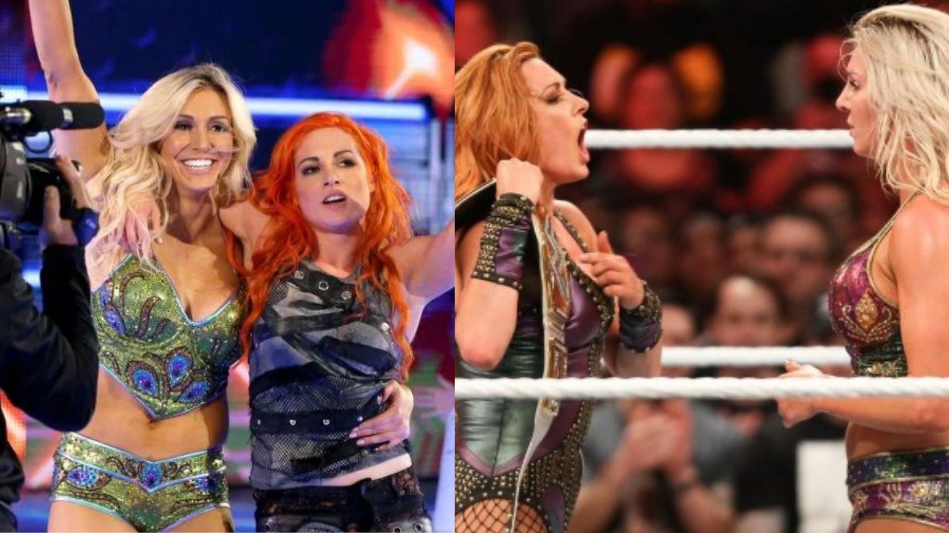 Becky Lynch has confirmed that there is real life heat between herself and  Charlotte Flair. . . . . . . . . #beckylynch #charlotteflair…