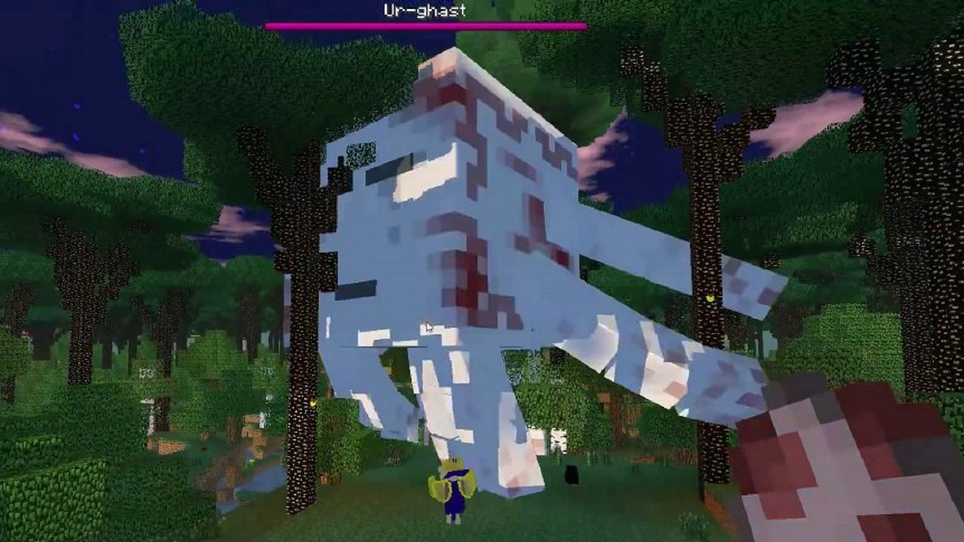 The Ur-Ghast boss found within the Twilight Forest mod (Image via Minecraft Forum)