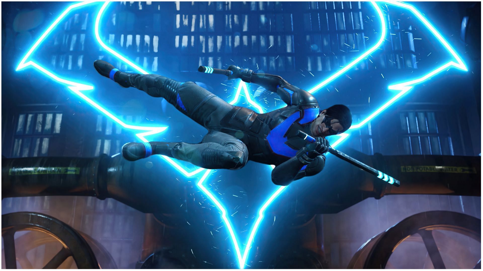 Nightwing as seen in Gotham Knights (Image via WB Games Montreal)