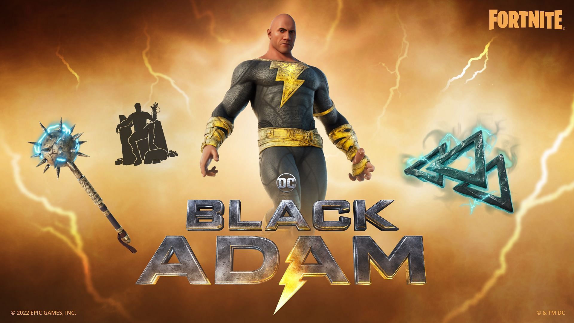 Black Adam in Fortnite? Who would have guessed it (Image via Epic Games/Fortnite)