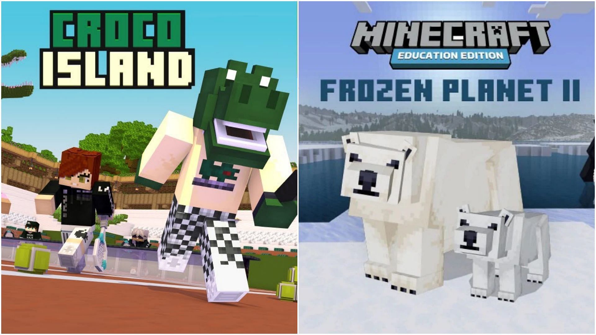 Minecraft And Frozen Planet 2 Collaborative Adventure Map Preview