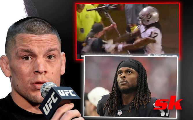 "#17 needs his a** whooped" - Nate Diaz reacts to Davante Adams violently shoving cameraman after losing to the Kansas City Chiefs