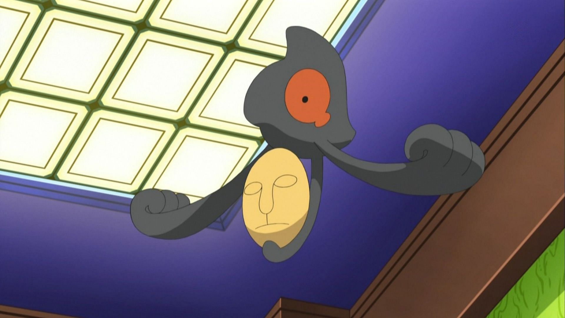 Yamask as it appears in the anime (Image via The Pokemon Company)