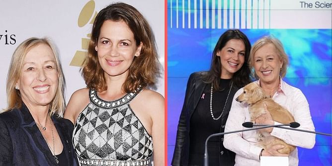 "Takes over the whole building"- Martina Navratilova on being featured with her 'real housewife of Miami' partner Julia Lemigova on Times Square billboard