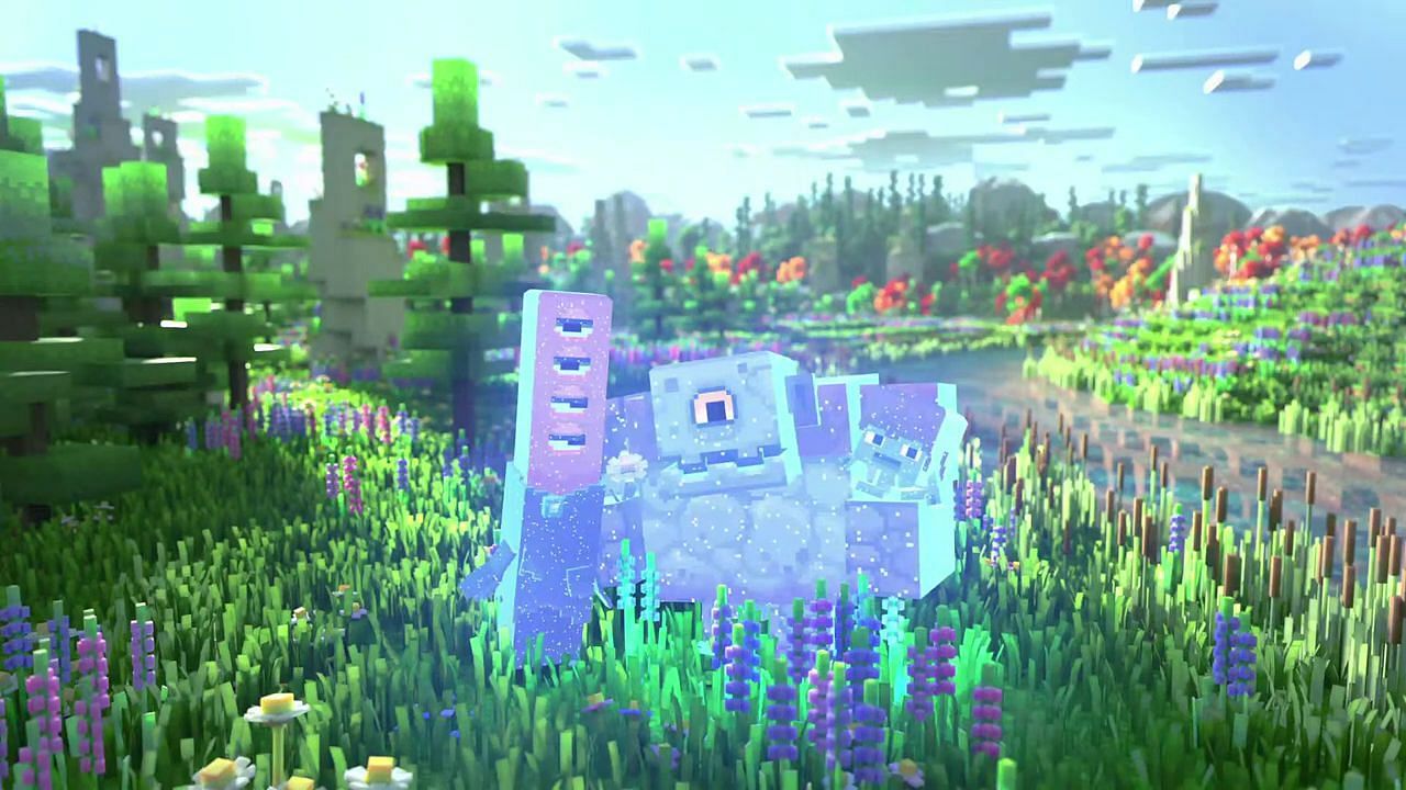 For the first time in Minecraft history, there will be voiced mobs (Image via Mojang)