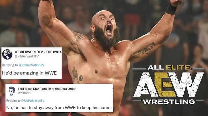 "Go to WWE to save his career" - Wrestling fans react to remote possibility of a top AEW star jumping ship to feud with Braun Strowman