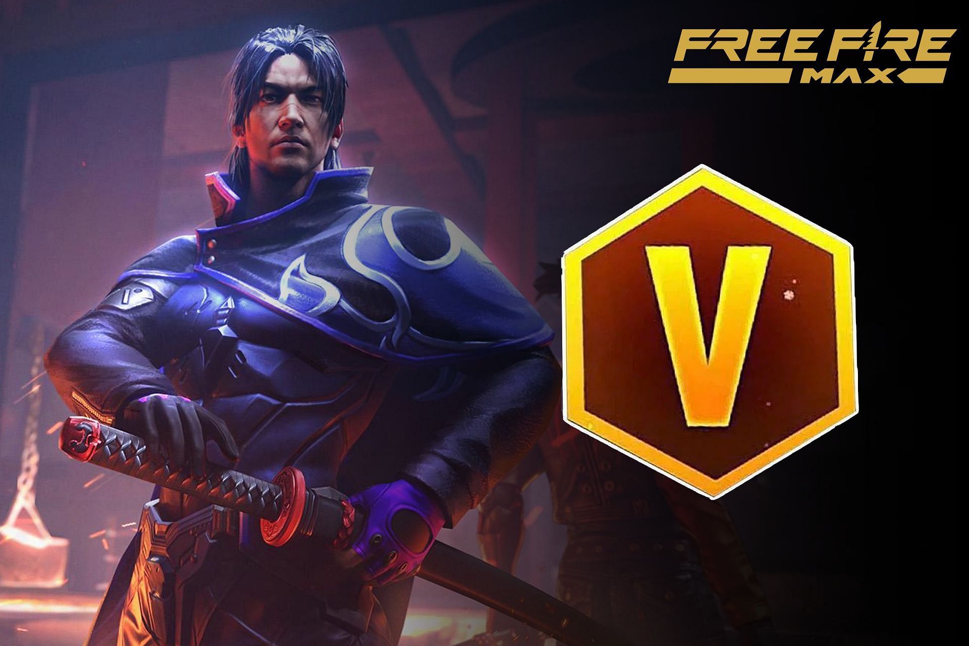 V Badge is one of the rarest things to have in Free Fire MAX (Image via Sportskeeda)