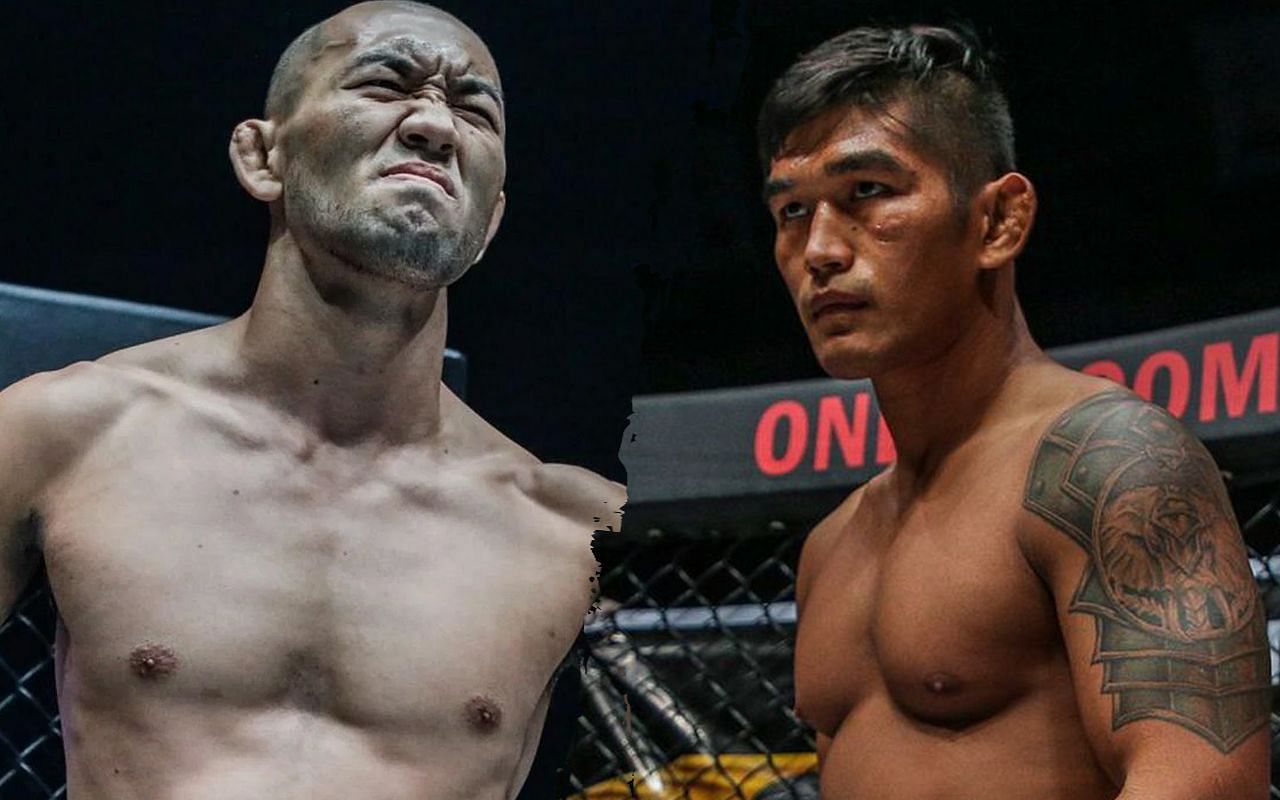 Yushin Okami (left), Aung La N Sang (right), photo by ONE Championship