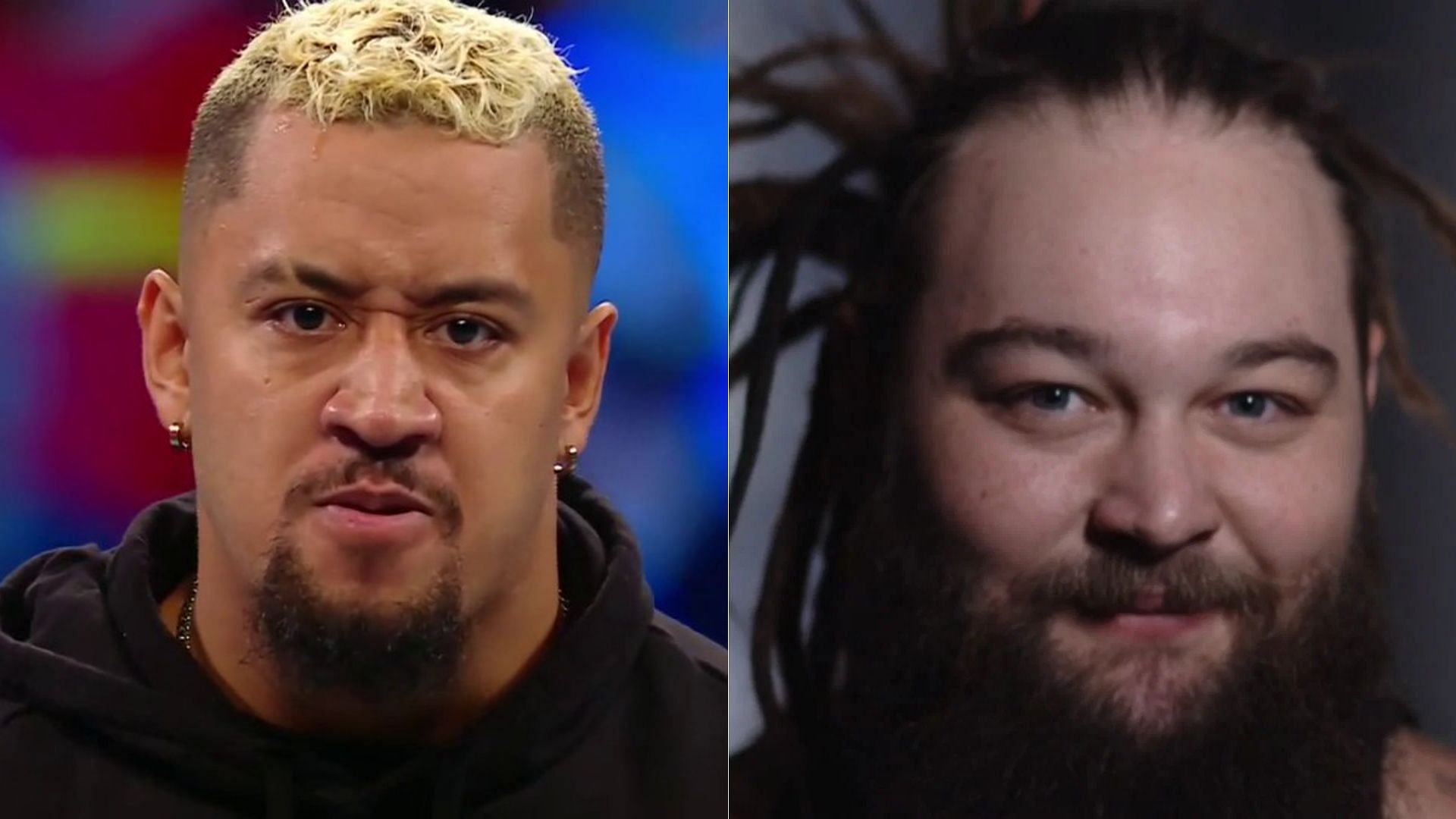 Solo Sikoa (left); Bray Wyatt (right)