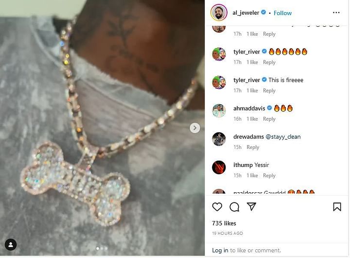 Got that dog in him: Bills' star Stefon Diggs gets blinged out in dog
