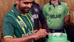 [Watch] Babar Azam celebrates his 28th birthday in the company of all the T20 World Cup captains