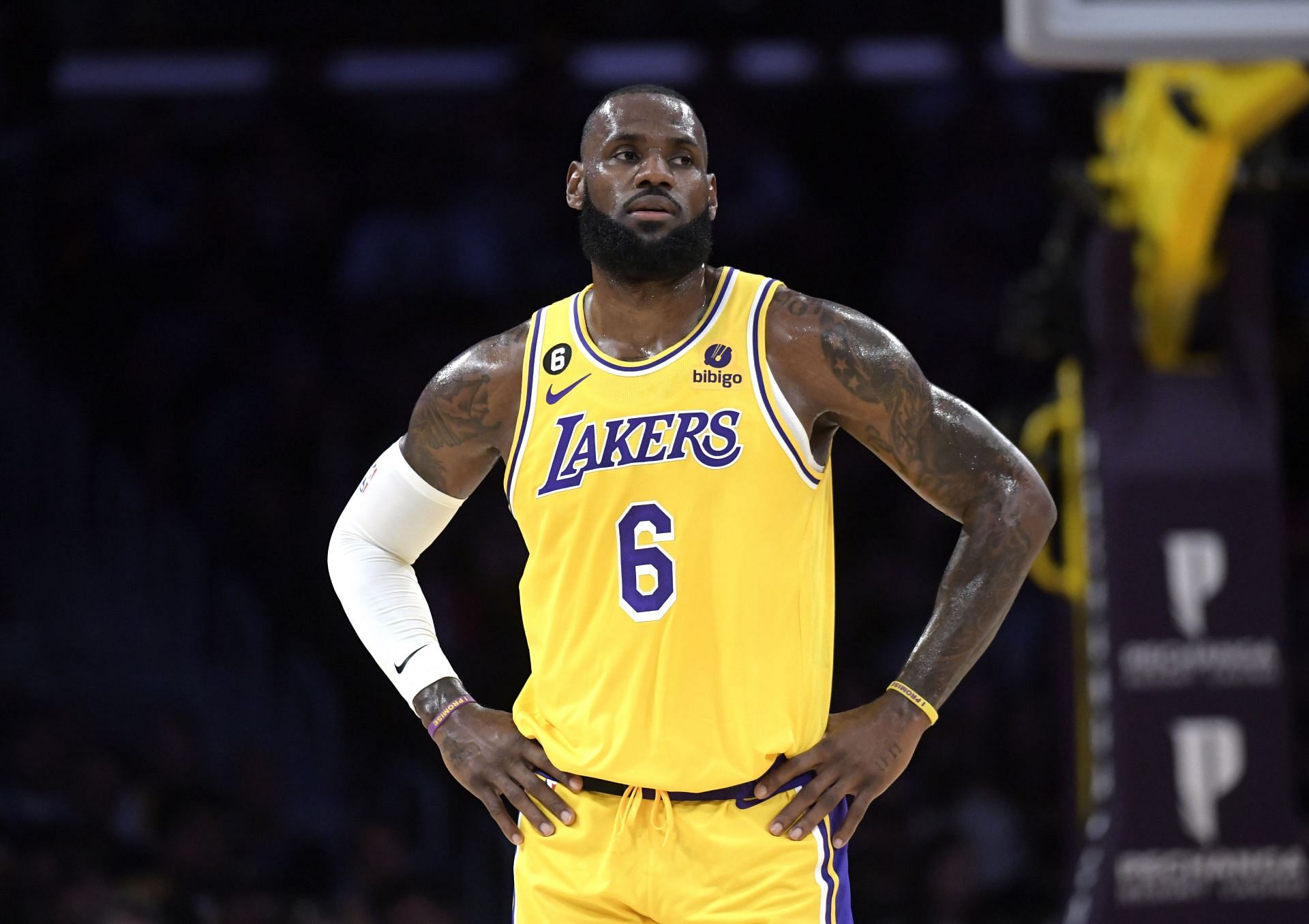 LA Lakers forward LeBron James