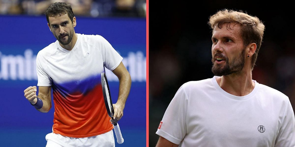 Marin Cilic will face Oscar Otte in the first round of the Astana Open