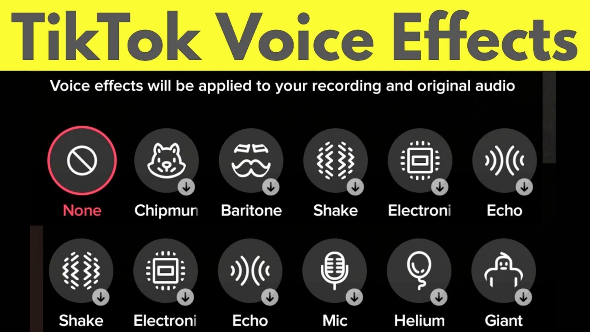 New available voice features on the app (image via YouTube/teconz)