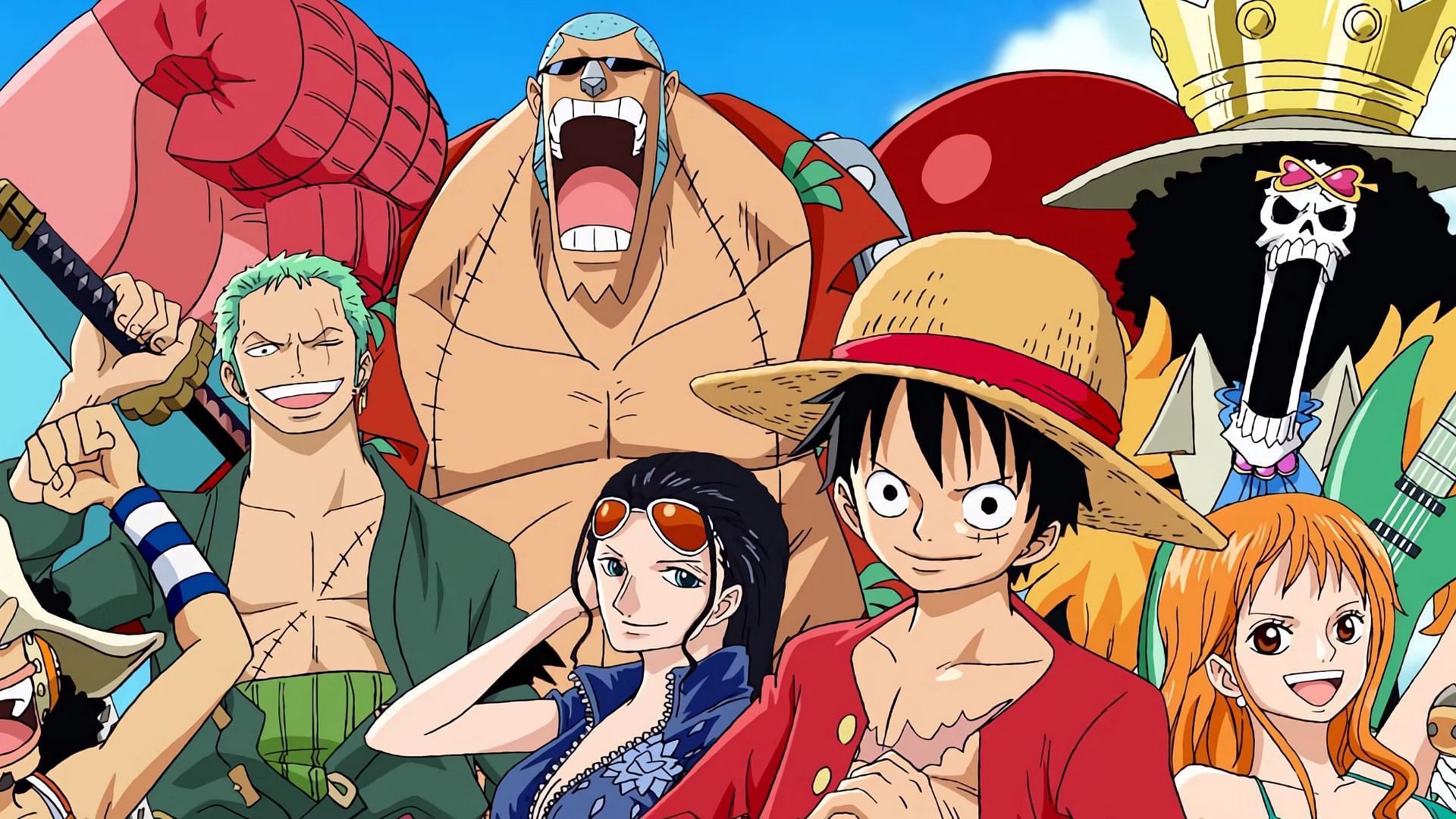 One Piece - Brook - Franky - Jinbei - Luffy - Nami - Robin - Zoro