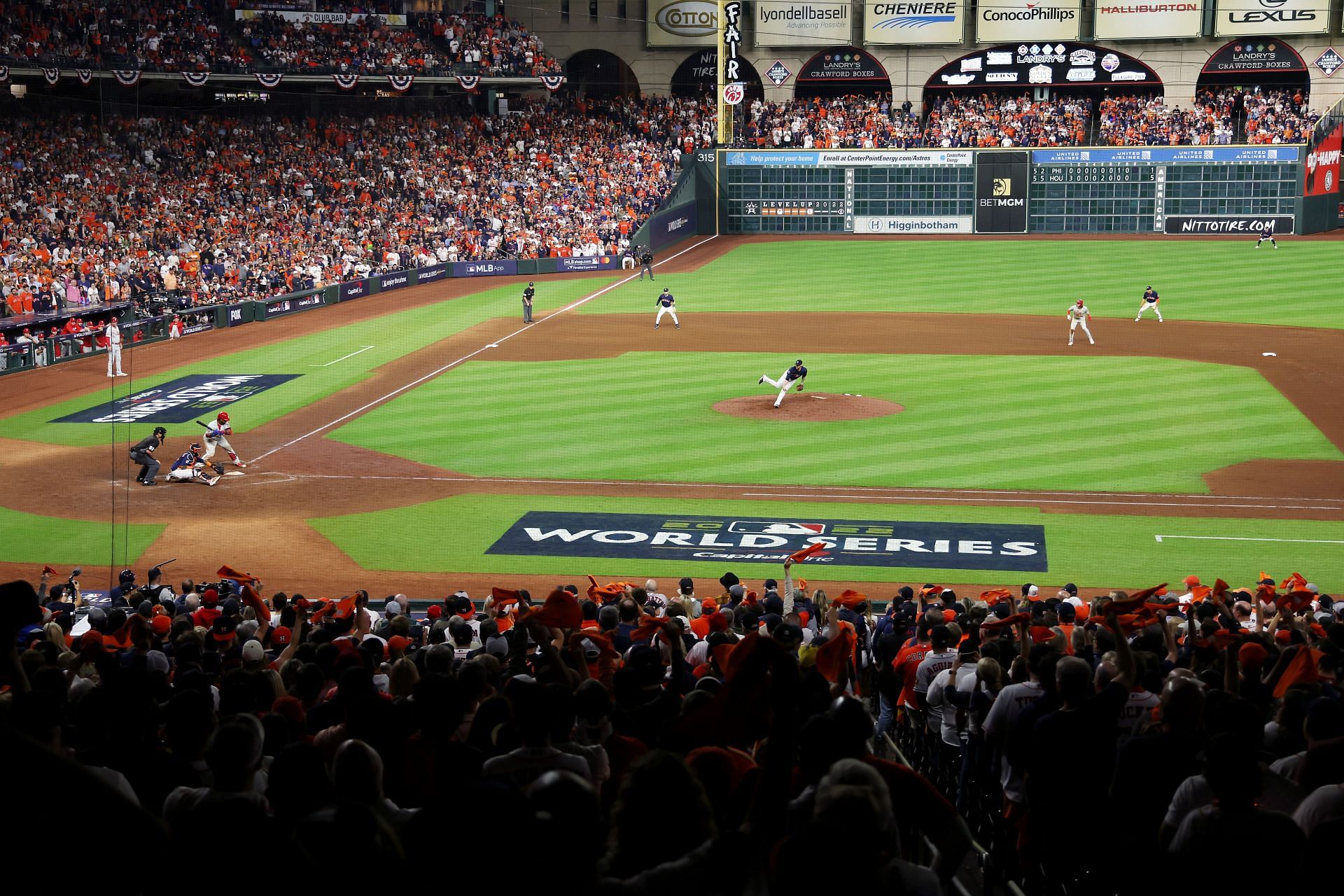 Minute Maid Park, the home of the Houston Astros.