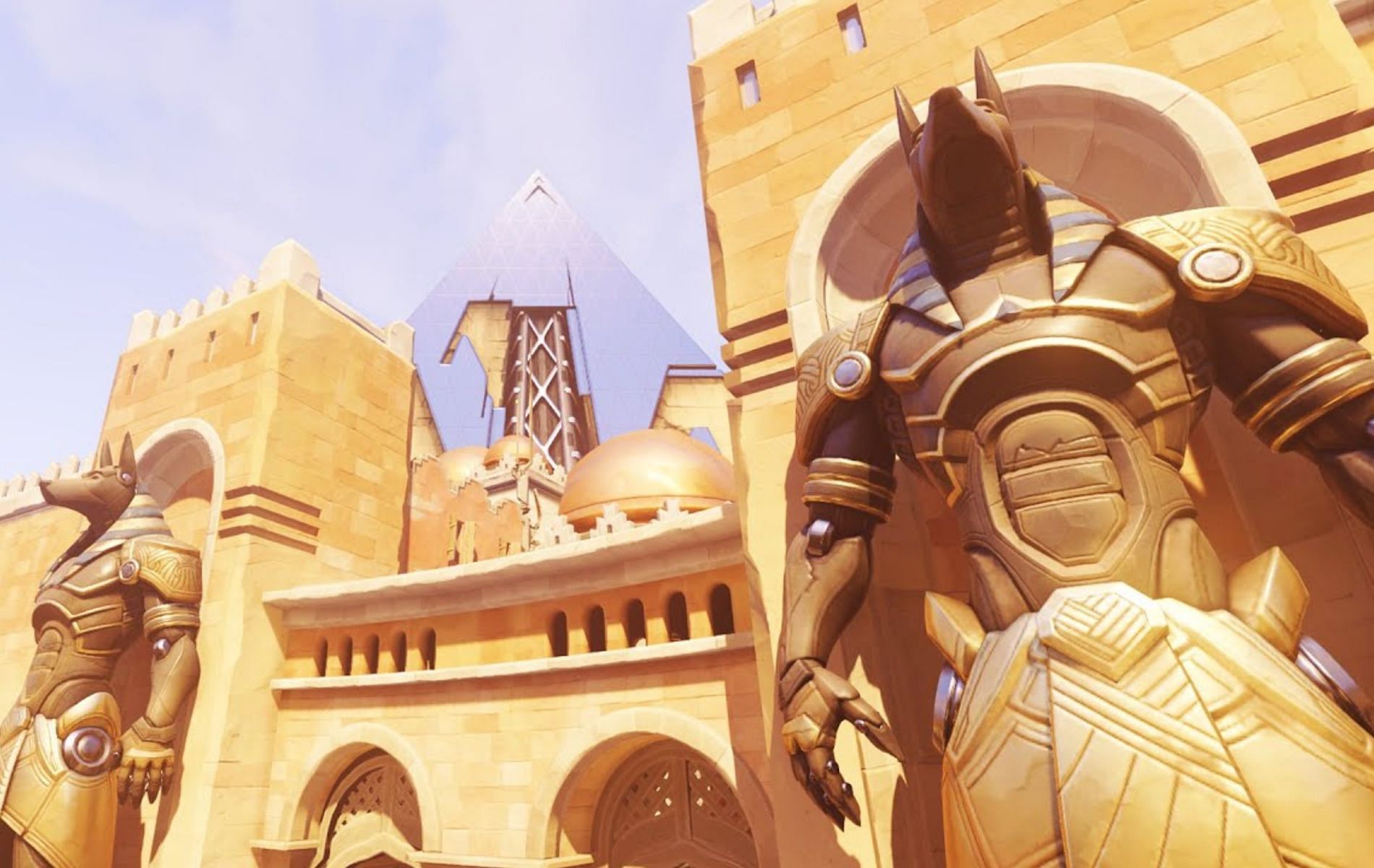 The Temple of Anubis is a ruin from antiquity located near the Giza plateau on the outskirts of Cairo (Image via Blizzard Entertainment)