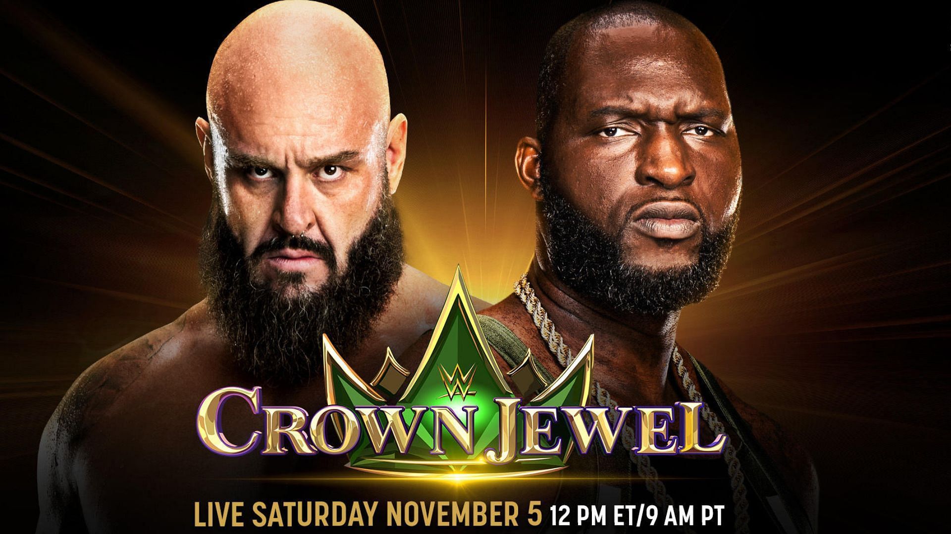 Braun Strowman will battle Omos at WWE Crown Jewel