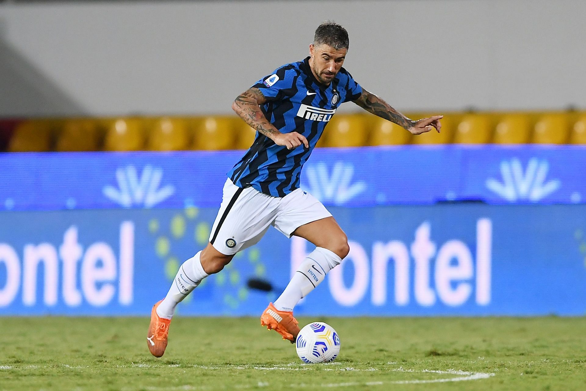 Alekasandar Kolarov in action for Inter Milan