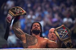 "Boys got hands" - Roman Reigns comments on his impressive mic catch at SummerSlam