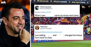 "Changed the lineup from trash to class" "When I saw his name, my stress went away" - Barcelona fans rejoice as summer signing returns to starting XI to face Real Madrid