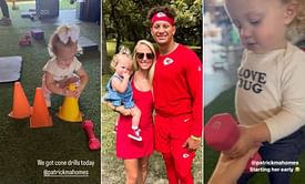 "Starting her early" - Brittany Mahomes has already kick-started daughter Sterling's fitness journey