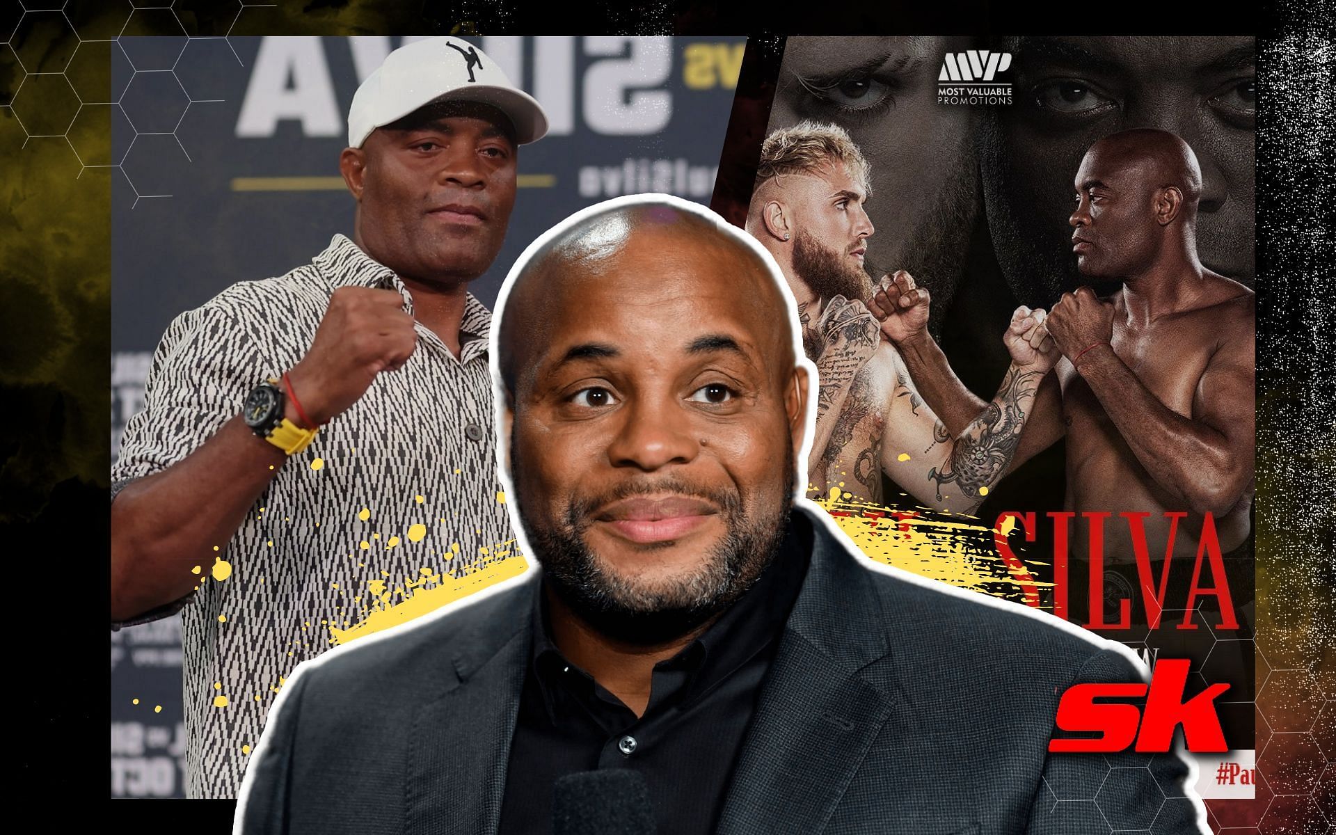  Daniel Cormier gets unsure about Anderson Silva beating Jake Paul. [Image credits: Getty Images]