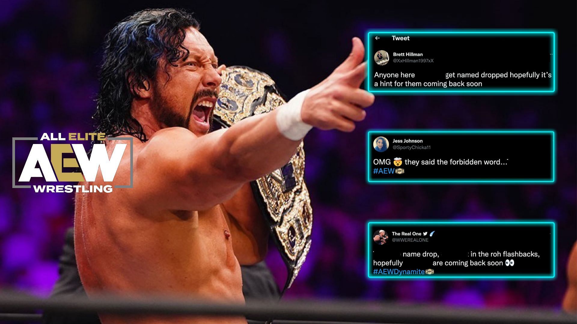 Twitter reacts to Kenny Omega s faction being namedropped on AEW