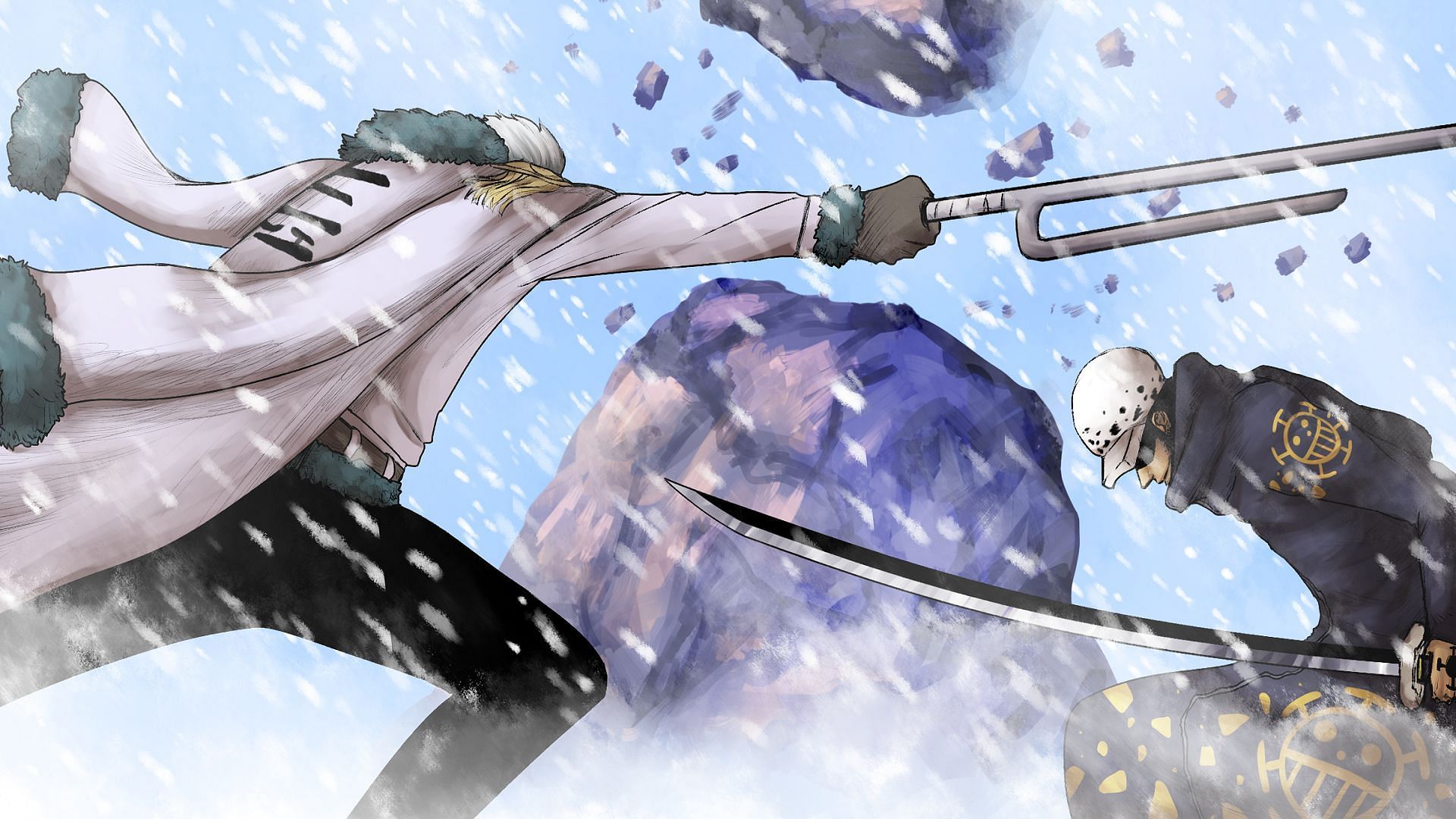 If Law adds his Armament Haki to Scalpel, this attack can be effective even on a Logia user like Smoker (Image via Eiichiro Oda/Shueisha, One Piece)