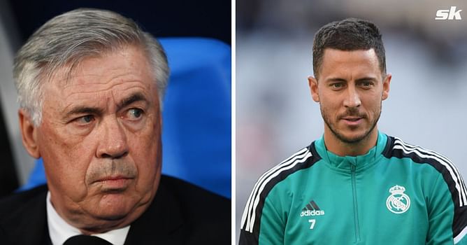 "His favorite position is to be out there and playing", "He'll get his chance very soon" - Real Madrid manager Carlo Ancelotti has his say on Eden Hazard and Fede Valverde