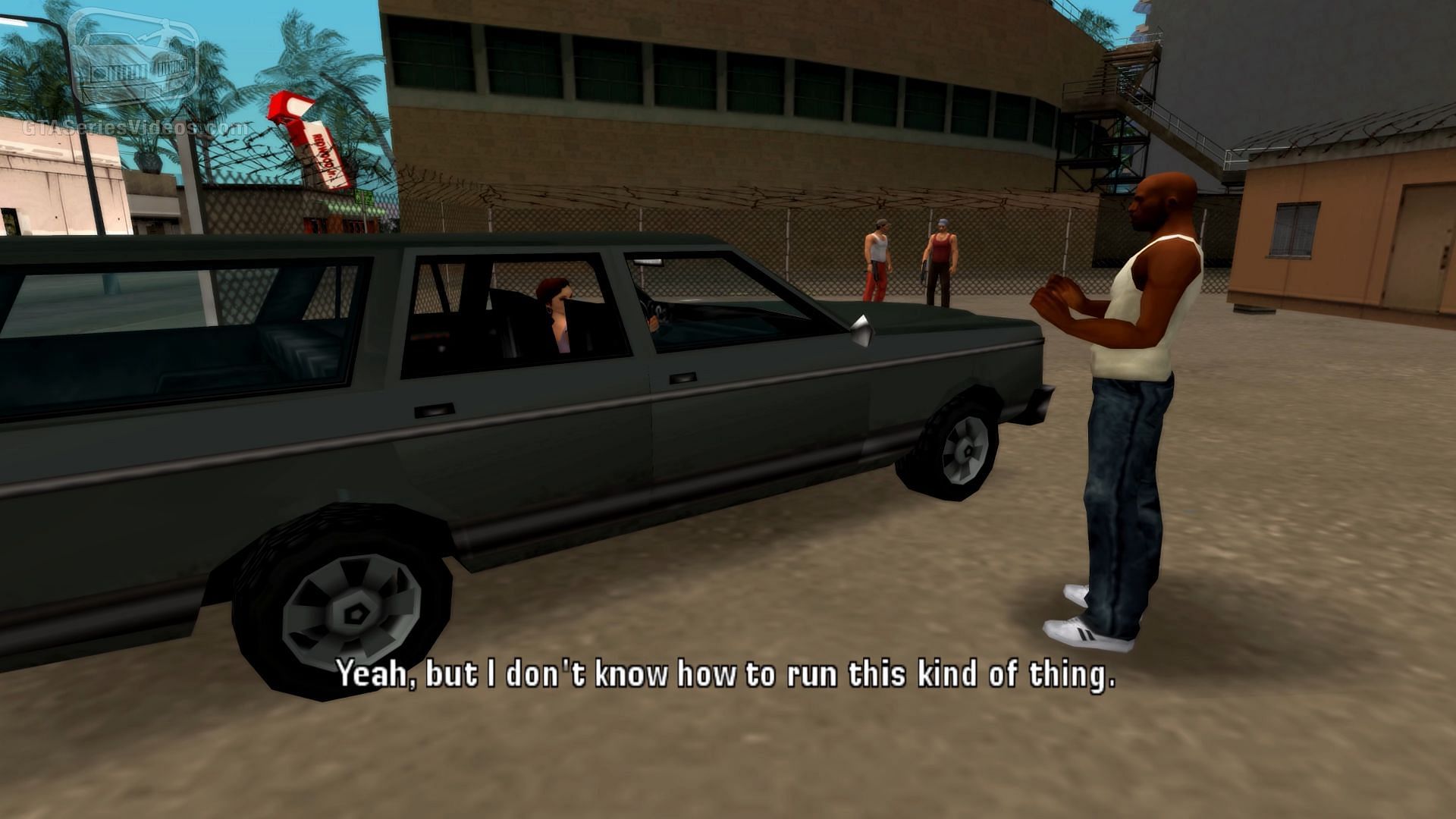 The outfit is a direct reference to the famous protagonist. (Image via YouTube/GTA Series Videos)