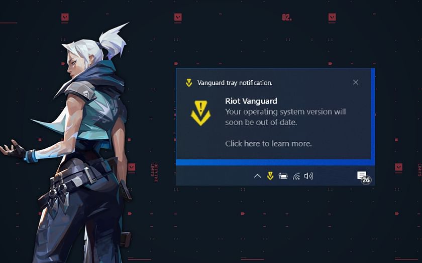 Valorant to remove support for older Windows versions soon
