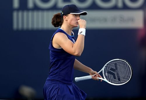 Iga Swiatek at the San Diego Open.