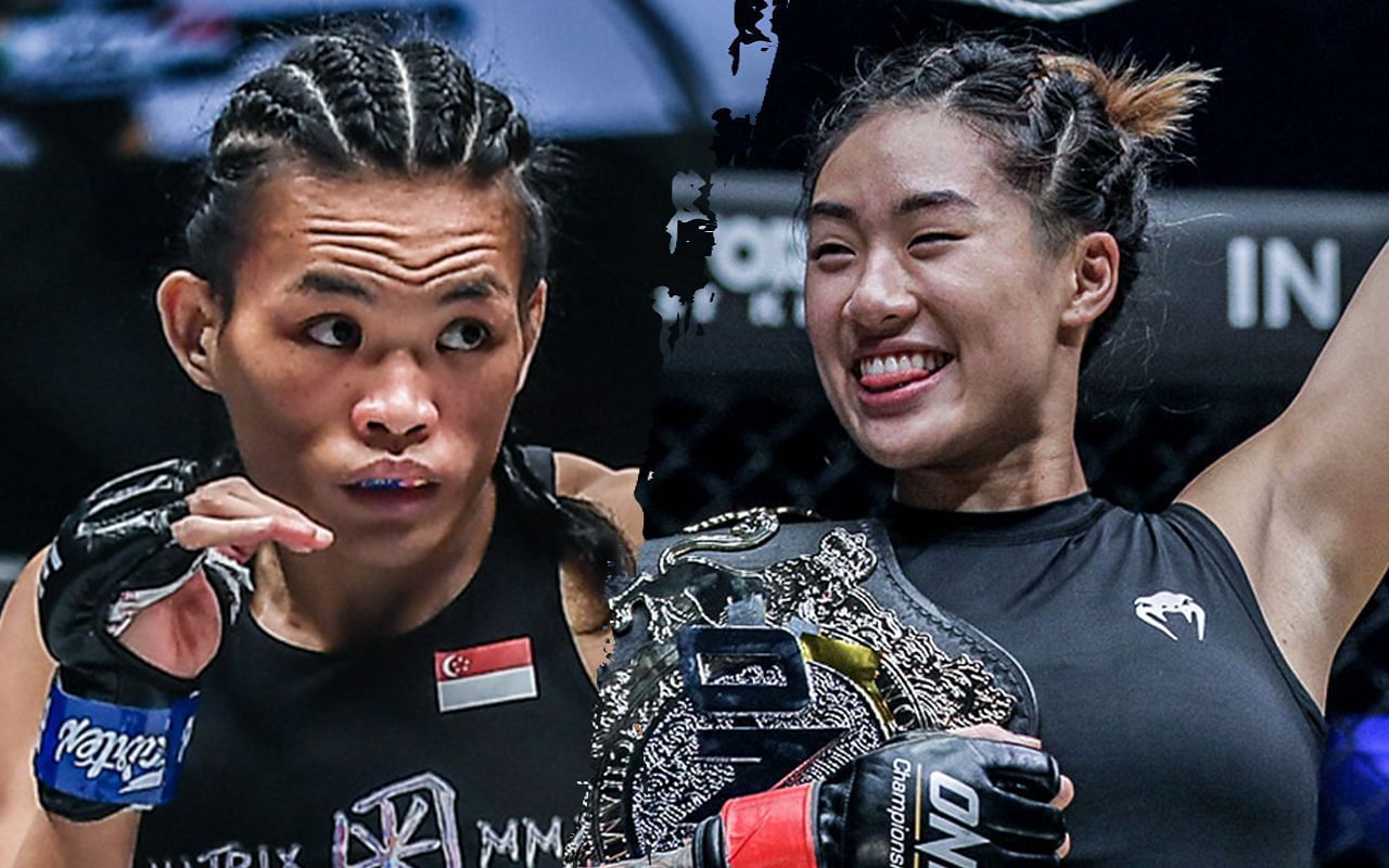 After her win at ONE 161, Tiffany Teo (left) called out ONE women