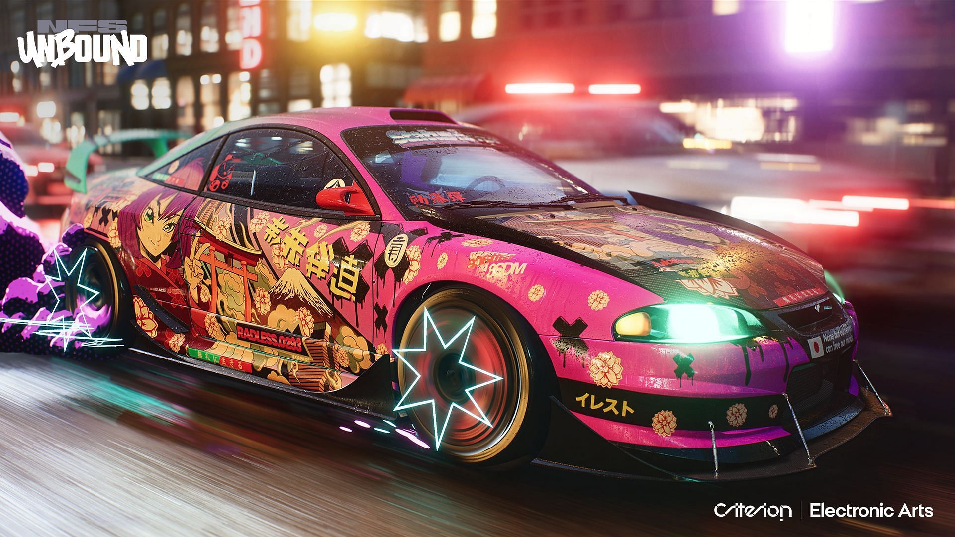 The cars of NFS Unbound (Image via EA)