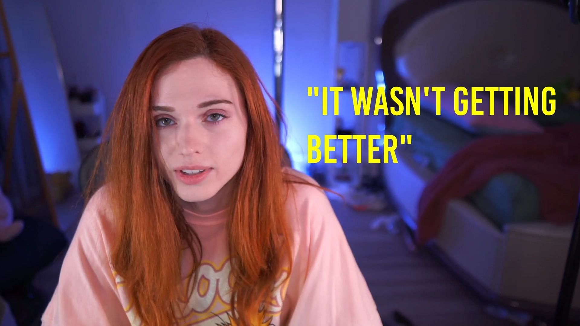 Amouranth explains why she had to speak out (Image via Sportskeeda)