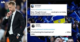 "Utter joke" "Dude officially needs to leave" - Chelsea fans lose their minds as attacker is benched yet again for Premier League clash against Brentford