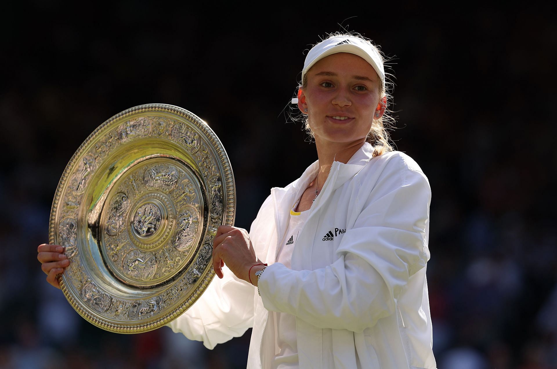 Elena Rybakina at the 2022 Wimbledon Championships.