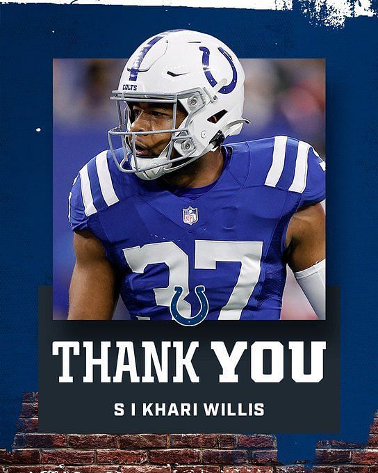 Indianapolis Colts safety Khari Willis announces retirement after