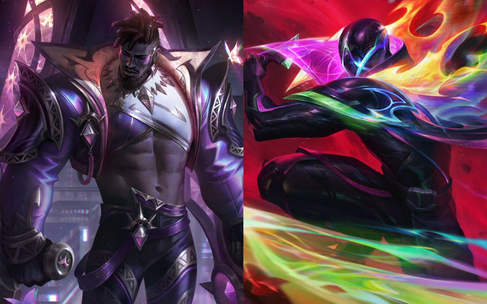 When does K'Sante and the Empyrean skins release in League of Legends?