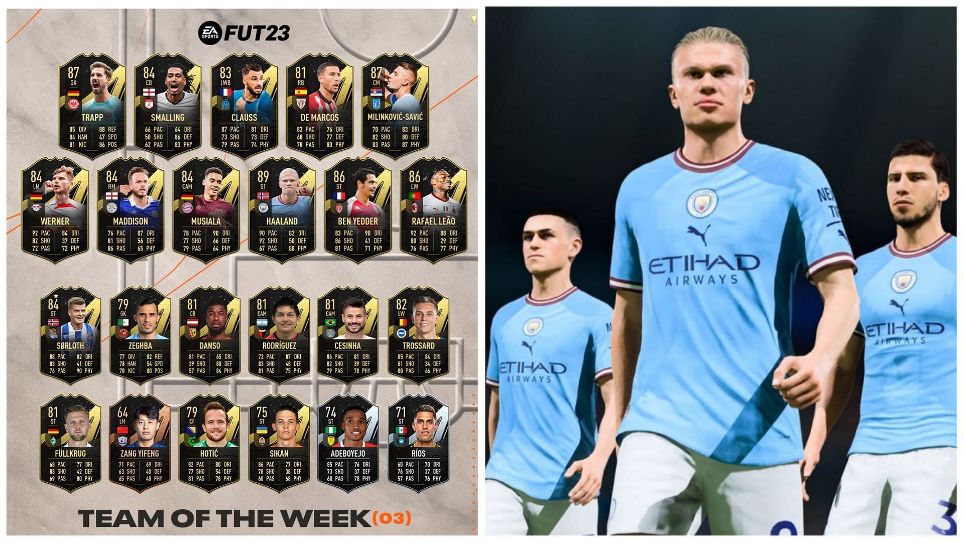 TOTW 3 Players - FIFA 23 - FIFPlay