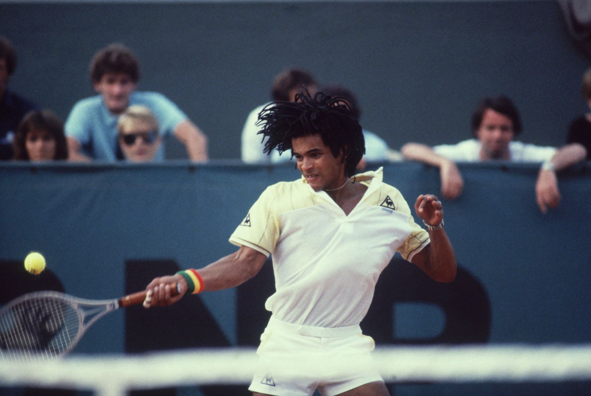 Yannick Noah at the 1983 French Open.