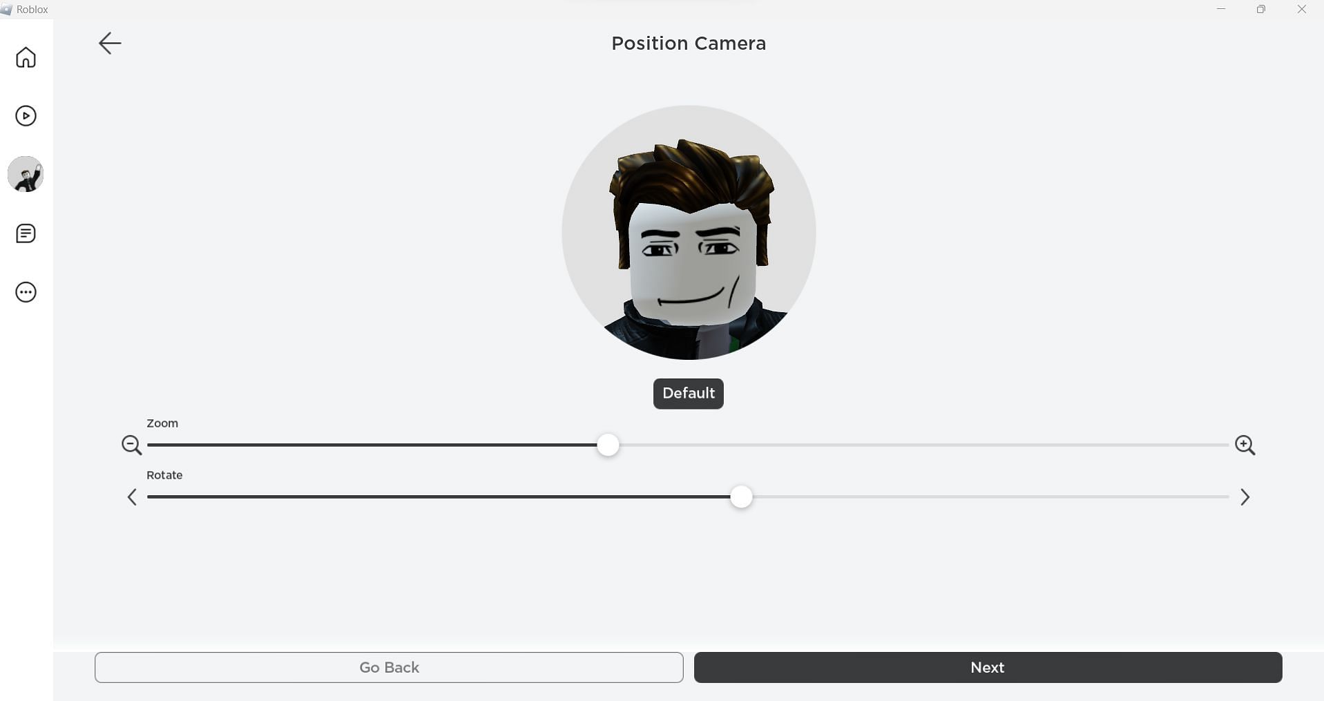 Position the camera (Image via Roblox)
