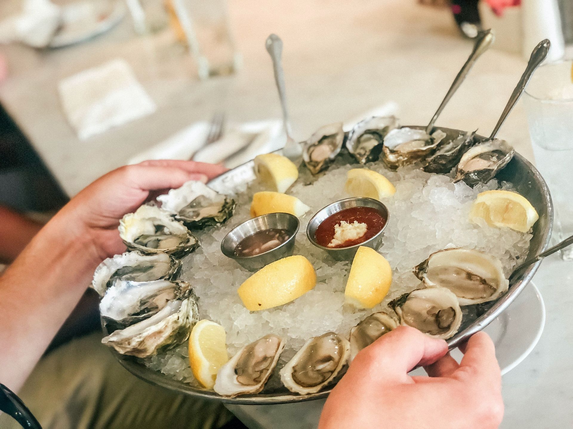 Shellfish are an amazing source of iron (Image via Unsplash)