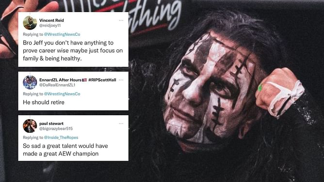 "He should retire" - Twittersphere erupts at the rumors of Jeff Hardy not returning to AEW anytime soon