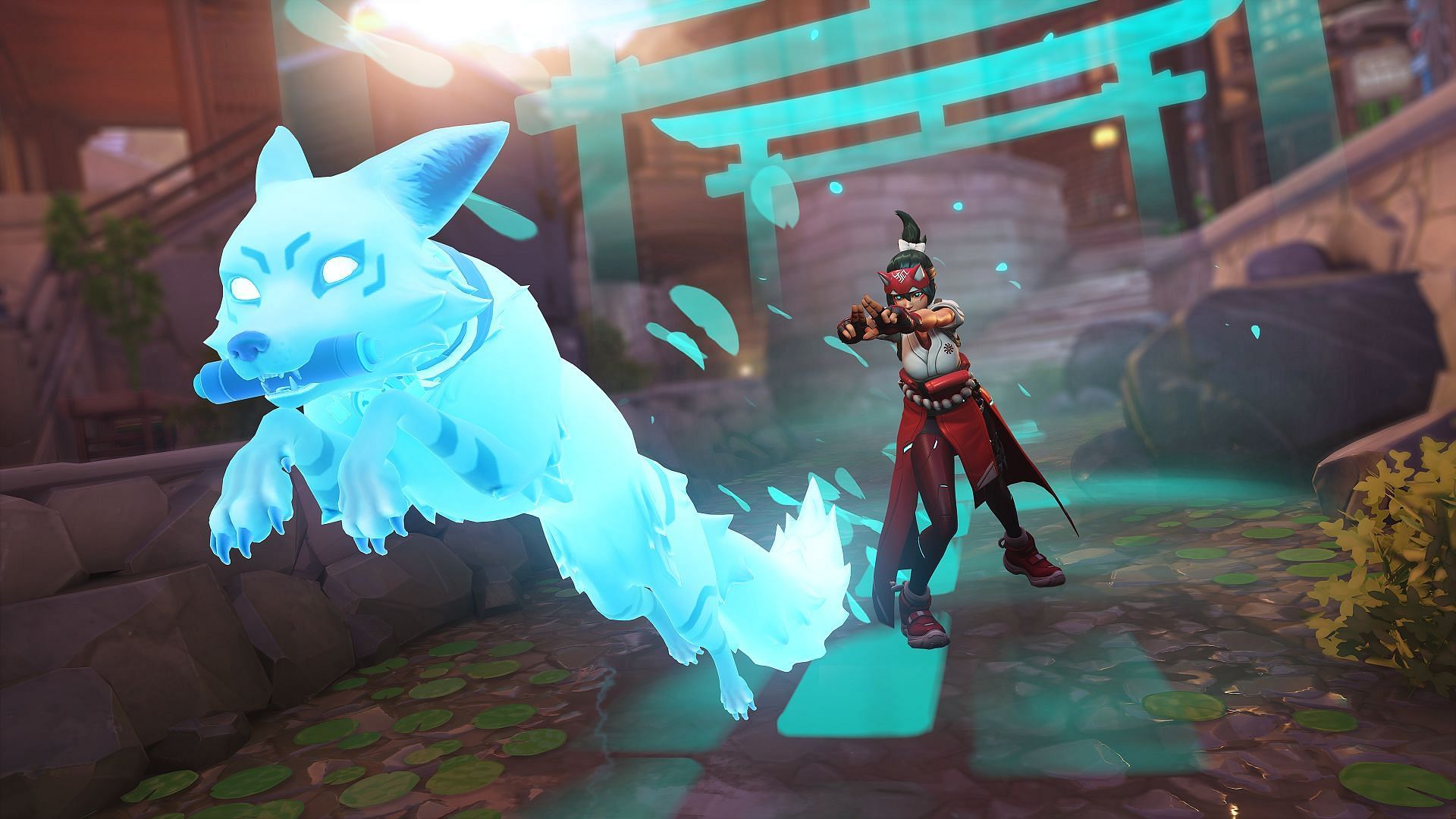 Kiriko&#039;s Kitsune Rush (Image via Blizzard)