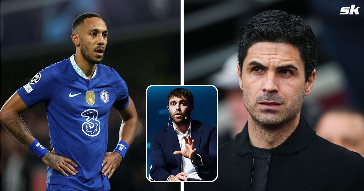 Pierre-Emerick Aubameyang and Mikel Arteta