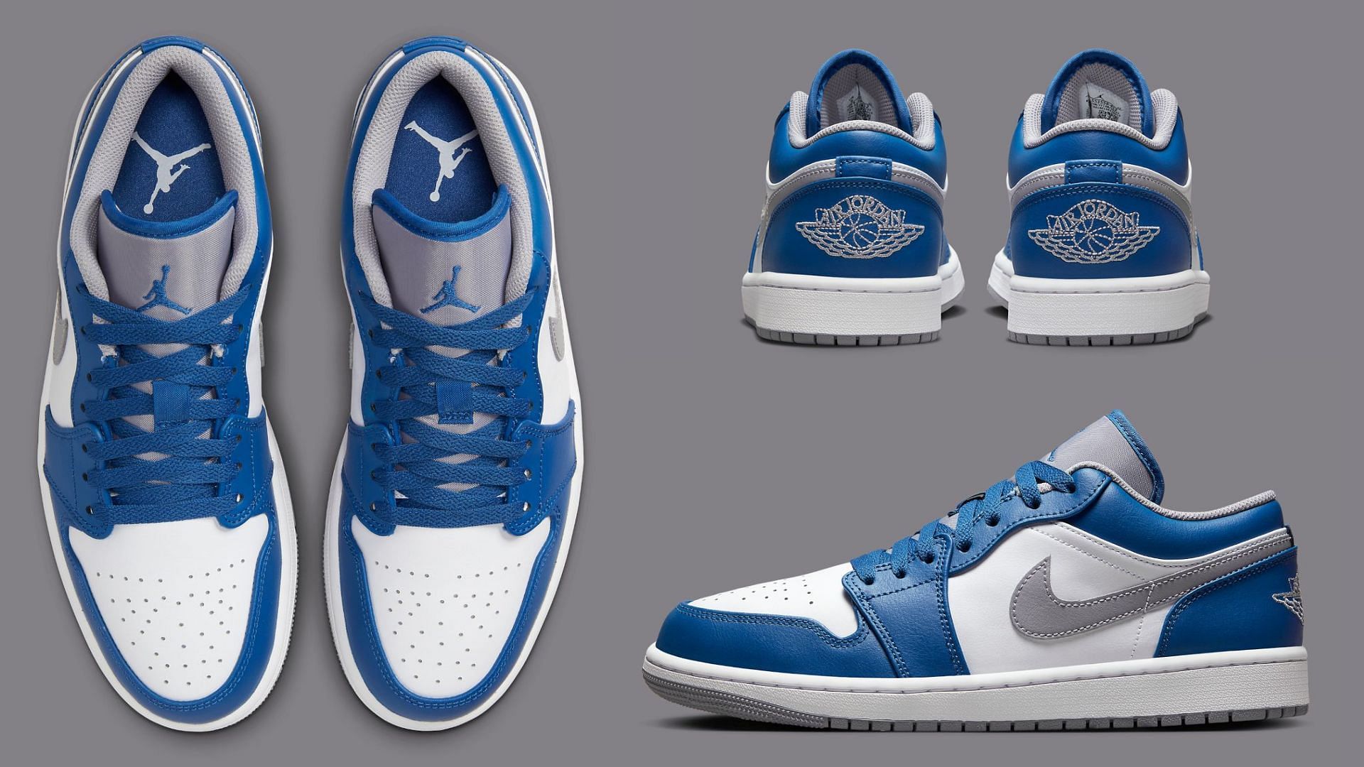 Where to buy Air Jordan 1 Low True Blue shoes? Price and more