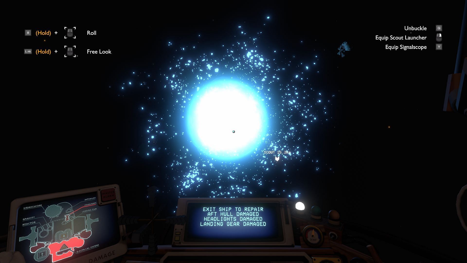 Going supernova (Image via Outer Wilds)